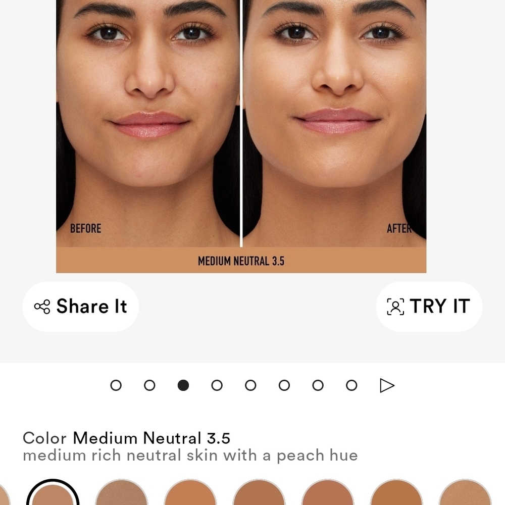 bareMinerals Original Pure Serum Foundation - Medium Neutral - USED-EXPIRED 5/25 - Picture 2 of 10